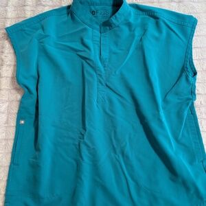 Figs Women's Teal Sleeveless Top